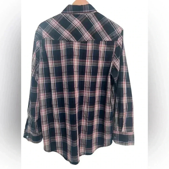 Coastal Pearl Snap Men’s Western Shirt Size Large - Picture 2 of 6